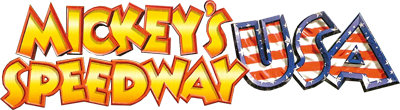 Mickey's Speedway USA logo for Nintendo 64